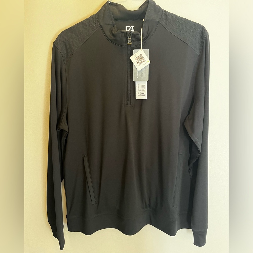 Mens size L Cutter & Buck quarter zip